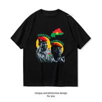 Ibrahim Traore Thomas Sankara Pan African Revolutionary Burkina Faso leaders WoUnisex Unisex Graphic T Shirts Casual L gray