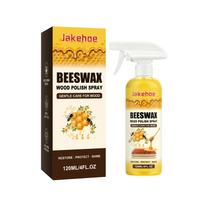 JAKEHOE Beeswax Wood Polish Spray Furniture Care Floor Polish Wooden Surface Daily Maintenance 350ml Natural