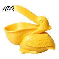 Animal Shaped Storage Bowl Pelican Desktop Organizer Decorative Figurine Container Eco-friendly Unique Gift for Bird Lovers PLA Statue Holder rožinė