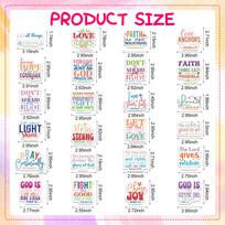 48Pcs Bible Verse Magnets Locker Magnets Inspirational Fridge Magnets Fridge Motivational Religious Jesus Phrase Scripture Refri juoda