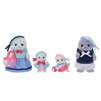 EPOCH Sylvanian Families Doll Seal Family FS-51 ST Mark Certified 3 years older Toy Dollhouse gray