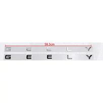 GEELY raidės Ženklelis bagažinė Automobilio lipdukai modifikuotas kėbulas galinis bagažinės logotipas gloss black white