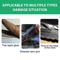 50Ml Waterproof Shoe Repairing Glue Boot Sole Bonding Adhesive Sealant Leather Mending Liquid For Worn Shoes Shoemaker Fix one size black