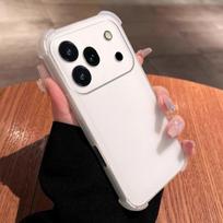Case for HONOR 600 Pro Shockproof Airbag Bumper Casing Frosted Translucent Cover HONOR 600 Pro balta