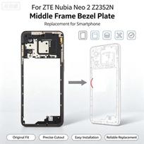 For ZTE Nubia Neo 2 Z2352N Middle Frame Bezel Plate Replacement for Smartphone white