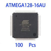1~100Pcs Original ATMEGA128-16AU TQFP-64 SMD 8 Bit AVR MCU With 128KB Flash Memory 16MHz Microcontroller Integrated Chip