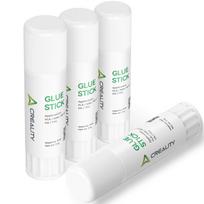Creality 4PCS 3D Printer Glue Sticks for Hot Bed Warping Reducing 3D Printer Bed Adhesive PVP Solid 3D Print Glue Stick 4PCS Glue Sticks