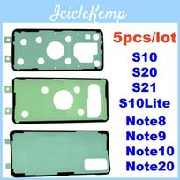 Sticker 5pcs Back For Cover Samsung Galaxy S10 S20 S21 Plus Ultra Note10 20 8 9 Battery Door Housing Adhesive Glue Tape 5x S20Plus