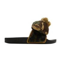 Men's Sneakers adidas JS Adilette Jeremy Scott Teddy Camo Core Black/Core Black/Core Black 37 black