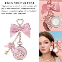 Flower Knows Cupid Sweetie Bear Face Powder with Solid Perfume Highlighter Pendant Long Lasting Portable Scent Makeup Decoration