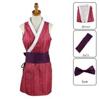 Makio Suma Hinatsuru Cosplay kostiumas iš Demon Slayer Anime Kimono žmonoms Uniforma Seksuali suknelė Pramogų rajono lankas XS blue