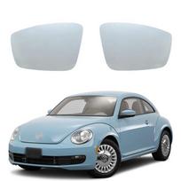 Rearview Mirror Lens for 2011-2019 Volkswagen Beetle, Jetta, Passat Heated Left Side white
