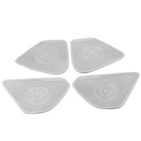 For Citroen C5 Aircross 2017- Stainless Car Door Panel Loudspeaker Pad Speaker Cover Trim Frame Sticker Moulding sidabras