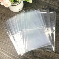 10pcs Photo Album Binder Refill Inner Sleeves 1P 2P 4P Transparent A5 Binder Sleeves Photocard Storage Organizer Loose Leaf gray