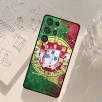 Portugal Flag Phone Case For Samsung Galaxy S23 FE S20 S21 S22 S23 S25 S26 Ultra S10 Plus S25 FE Back Cover Galaxy S26Ultra white