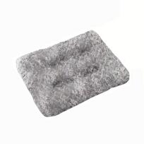Indoors Dog Kennel Mat Lightweight Comfortable Pet Blanket For Bedroom pilka