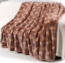 Jauki pliušinė vaikiška flanelinė pledas su animacinio meškiuko paveikslėliu, minkštas, šiltas, vaikams, darželiui, mokyklai, x coliai Size: 150*200cm, Weight: 230 GSM