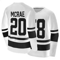 Tate McRae 20 Hockey Jersey Unisex Streetwear Loose Summer Long Sleeve Male T-shirt Casual Fashion Design Print Merch Shirt Top XS white