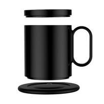 2-in-1 Heated Mug With Qi Wireless Charger Base – Temperature Maintenance Cup For Coffee/Tea, Qi-Compatible Phone Charging Pad For Desk & Home One Size juoda