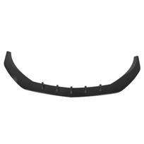 3PCS Front Bumper Lip Spoiler Maxton Style Front Lip Body Kit Replacement for Benz CLA‑Class C117 AMG Line 2016 to 2019 black