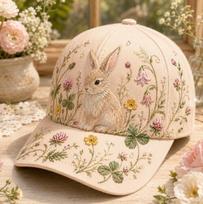 New version of garden morning wear baseball cap D digital printing bee baseball cap to picture free design D printing beige