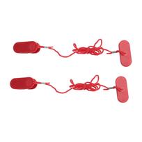 2PCS Treadmill Safety Key Magnetic Universal Emergency Stop Treadmill Lock Treadmill Safety Switch for Most Running Machines red