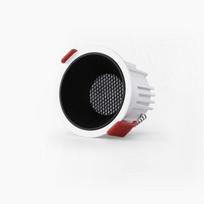 Reguliuojamo ryškumo korio lizdo apšvietimas be akinimo, apvalus COB įleidžiamas apatinis šviestuvas 5W 7W 10W 12W LED lubų prožektorius miegamajam, vidaus namams 5W Dimmable&Natural 4000k