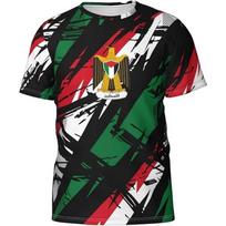 Palestinos vėliava Amerikietiškas futbolas Vaikų marškinėliai Vasariniai trumpomis rankovėmis Nacionalinis emblemas 3D spausdinti Vaikų sportiniai marškinėliai Laisvi viršūnės Vyriški marškinėliai 5XL blue