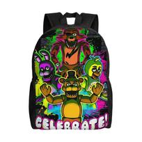 Anime FNAF Animacinis Paauglių Kuprinė Dovana Studentui Verslui Fredžio Žaidimo Dieninė Kuprinė Vyrams Moterims Kolegijai Drobės Krepšiai One Size