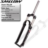SMLLOW 26/27,5 colio kalnų dviratis su amortizacija, diskiniais stabdžiais ir priekinės šakės amortizacija Front Fork gray
