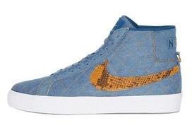 Nike Sb Blazer Mid Qs Supreme Denim DX8421-400 41 blue