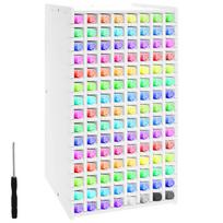 120/180 Slots Marker Pencil Storage Rack Large Capacity Desktop Marker Organizer Colored Pencil Stationery Store Pencil Holder white