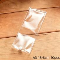 5/10/20Pcs Air Condition Tv Remote Control Waterproof Bag Protection Case Transparent Remote Control Case Dustproof Cover A3 white