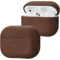 Anlinser Genuine Leather AirPods Pro 3 Case Compatible with MagSafe AirPods Pro 3 tamsiai ruda spalva