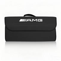 Didelės talpos veltinio audinio automobilio bagažinės laikymo dėžutės priedai Mercedes Benz AMG W203 W206 W220 W205 W211 W212 W201 W168 GLA GLC pilka