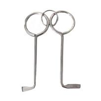 Bedroom/Bathroom Door Emergency Key Compatible With Interior Levers And Knobs Door Lock Universal Opening Wrench Tool gray