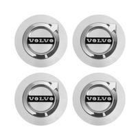 4 vnt. 64 mm Volvo ratlankio centrinis dangtelis Stebulės dangtelis Ženklelis Emblema Lipdukas Automobilio Aksesuarai Volvo S40 S60 S80L XC60 XC90 V40 V60 V50 V90