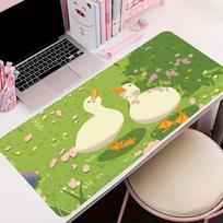 Xxl Gaming Accessories Cartoon Gamer Keyboard Rubber Desk Mat Duck Nonslip Laptop Notebook Office Mousepad Mouse Mats 800x300x2mm green