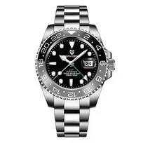 PAGANI DESIGN 40MM Batman Luxury GMT Men Mechanical Watch Jubilee Bracelet Sapphire Glass Men Automatic Watch for me black