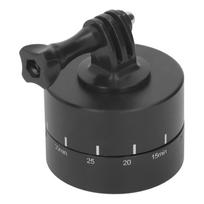 Head 360 Tripod Panoramic Degree Rotation 60 Minutes Time Lapse Pan Tilt Panoramic Head For Action Matches the image black