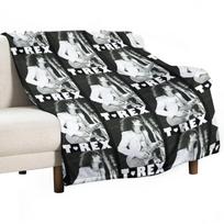 T Rex - Marc Bolan Throw Blanket christmas decoration Furrys Thins decorative Comforter Retros Blankets 75cm*90cm gray