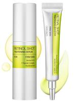 Retinolio serumas 0,1% Vitamino A Anti-senėjimo veido serumas porų mažinimui, odos stangrinimui 30ml Serum + Eye Cream