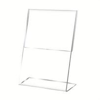 Akrilinis stendas Skaidrus stovelis L formos Stalo kortelė Mokėjimo ženklas Reklaminis ženklas Kainos ženklas Stovas 10*15CM white
