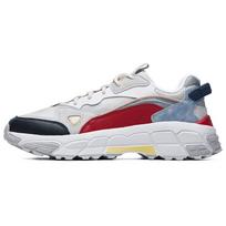 FILA Skyrunner Mesh Fabric Comfortable Shock Absorbing Breathable Lightweight Low Top Casual Shoes Men sneaker White Red Black F12M041135FQF 42.5 white