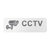 5Pack CCTV In Operation Sign Outdoor Metal Self-adhesive Small CCTV Window Sign for Security Camera Waterproof Stickers 1 sidabras