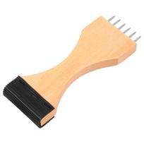 Webbing Upholstery Puller Wooden Webbing Stretcher Puller Six Pin Webbing Stretcher Nonslip Grip Upholstery Tool for Canvas Belt beige