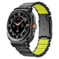 Titaninė juosta be tarpų, skirta Samsung Galaxy Watch Ultra 47mm 2025 2024, Guminė apyrankė galaxy watch ultra 47MM, Prabangi vyriška apyrankė Galaxy Ultra 2025 black