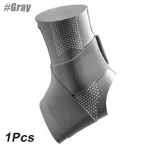 1Pcs Adjustable Ankle Brace Breathable Compression Support For Men Women Sprained Ankles Stabilizing Ligaments S gray
