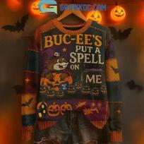 Bucee’s Put A Spell On Me Halloween Ugly Sweater Unisex T-Shirt XXL brown