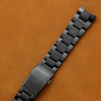 22mm lenktas galas Chrono XL serija T116617A T116410A serija Nerūdijančio plieno apyrankė 316L nerūdijančio plieno laikrodžio dirželis Apyrankė Tissot T116 juoda